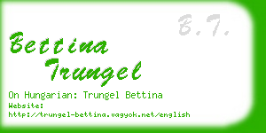 bettina trungel business card